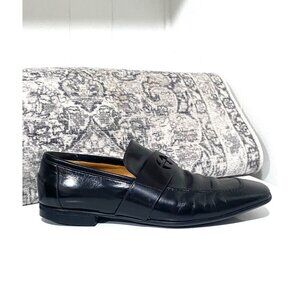 Gucci Men's Leather Loafers Dress Shoes in Black Size 7 1/2